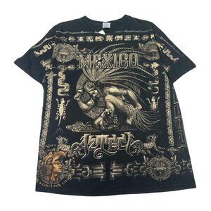 Mexico Azteca AOP Graphic Tee L
